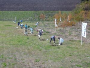 平成24年度 栗原市花山小田ダム 植樹祭の様子1