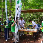 給水ポイント（麦茶）