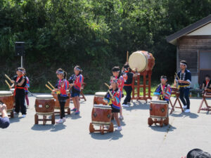 山中七ヶ宿太鼓源流による演奏